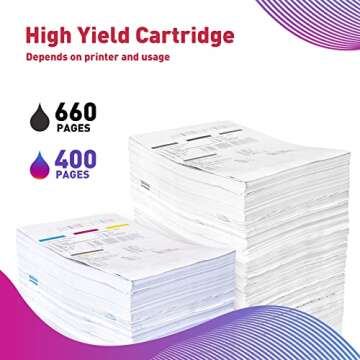 HOTCOLOR Re-Manufactured Ink Cartridge Replacement for 02 Black Ink cartridges C8721WN for c5180 c6280 c7280 c8180 D7360 Ink (3Black, 3 Pack)