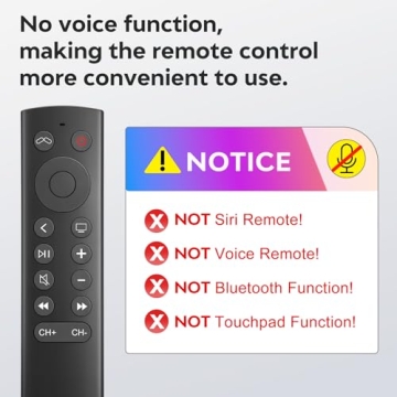 Affordable Replacement Remote for Apple TV 4K/HD Control