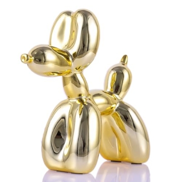 XIAOMAGG Gold Balloon Dog Decor - Playful Modern Art for Your Home