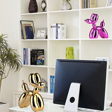 XIAOMAGG Gold Balloon Dog Decor for Art Lovers