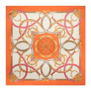 RIIQIICHY Luxurious Silk Feel Head Scarf for Women
