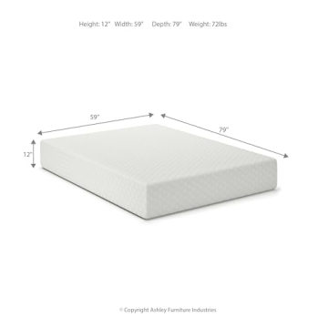 Signature Queen Memory Foam Mattress with Green Tea