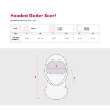 FOCO Philadelphia Eagles NFL Black Drawstring Hooded Gaiter