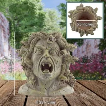 Darware Medusa Head Planter - Unique Garden Decor for All