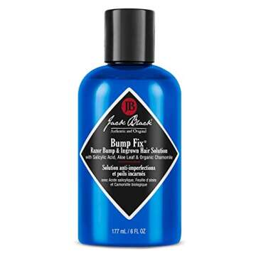 Jack Black Bump Fix, 6 Fl. Oz. – Acne, Razor Bump & Ingrown Hair Solution – Moisturizing Acne Tr...