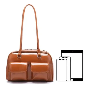 Retro Top Handle Shoulder Bag Stylish and Waterproof