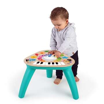 Baby Einstein Clever Composer Tune Table Magic Touch Electronic Wooden Activity Toddler Toy, Ages 12...