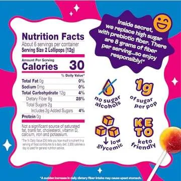 JOYRIDE by Project 7 Low Sugar Candy, Organic Lollipops — 1 Gram of Sugar Per Lolli, Vegan, Non-GMO Hard Candy — Variety Flavor, 12 Pack of 12 Lollies