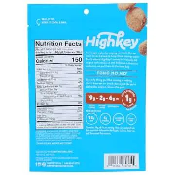 HighKey Low Carb Snickerdoodle Cookie - Keto Snacks Diabetic Desserts Diet Friendly Food Gluten Free...