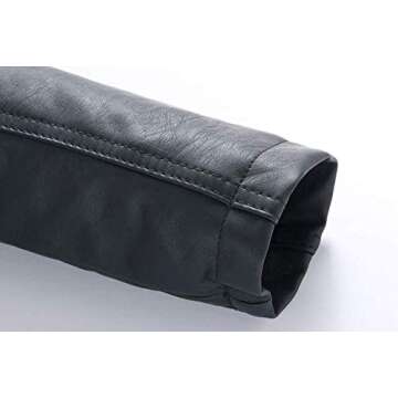 LJYH Kids Motorcycle Faux Leather Coat for Ages 3-4