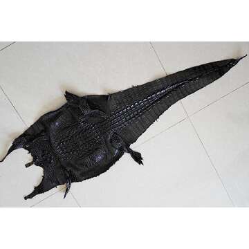 Alligator Hide Leather Skin Crocodile Leather Hide Exotic Fur Pelt Taxidermy Soft Leathercraft Handm...