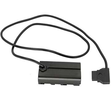 GyroVu High Power D-Tap to Dummy Battery 30” Straight Adapter Cable for Sony-L Cameras