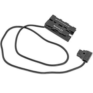 GyroVu D-Tap to Dummy Battery Adapter Cable for Filmmakers
