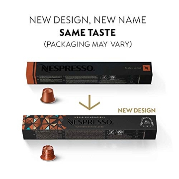 Nespresso Cape Town Envivo Lungo Coffee Pods 50 Count