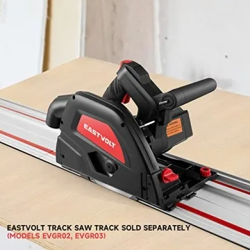 Eastvolt 6-1/2" Plunge-cut Track Saw for Precision Wood Cutting