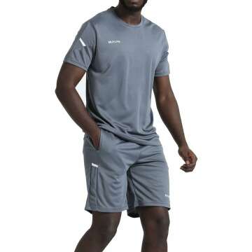 BUYJYA Men's Athletic Shorts Set - 3 Pack
