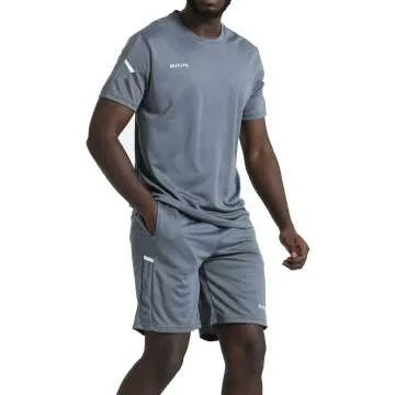 BUYJYA Men's Athletic Shorts Set - 3 Pack