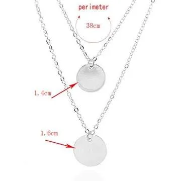 Elegant Double Layered Gold Necklace for Women