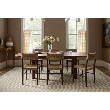 Loloi Chris Loves Julia Bradley Collection, Ivory & Beige, 2'-6" x 7'-6" Runner Rug – Classic Striped Area Rugs for Living Room, Bedroom, Entryway & Hallway, High Traffic Area Home Decor Rug