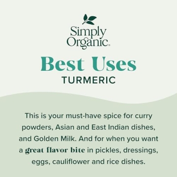 Simply Organic Ground Turmeric Root | Certified Organic Spice