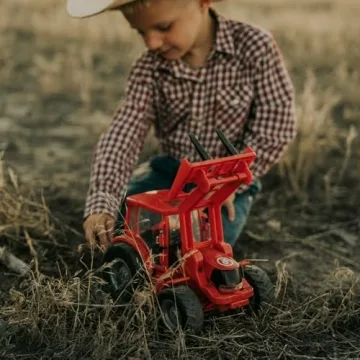 Big Country 1:20 Scale Red Tractor & Implements for Kids