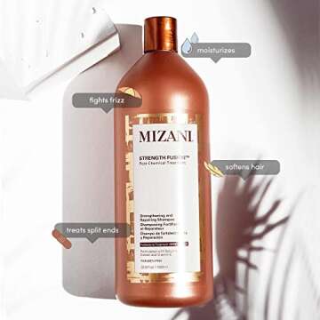 MIZANI Strength Fusion Strengthening & Repairing Shampoo - For Damaged, Chemically Treated Hair