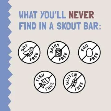 SKOUT Organic Blueberry Blast Snack Bars - Healthy Kids Treats