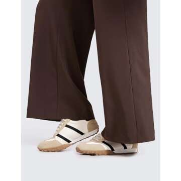 CRZ YOGA Lightweight Wide Leg Pants for Women