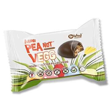 No Whey Foods Vegan, Gluten Free, Nut Free | Mini Chocolate PeaNOT Butter Cup Filled Easter Eggs | A...