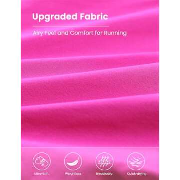 CRZ YOGA Womens Pleated Tennis Skirts with Pockets High Waisted Athletic Golf Skorts for Women Soft Breathable Cute Hibiscus Purple Medium