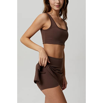 Stylish QINSEN Women's Crop Top and Mini Skirt Set