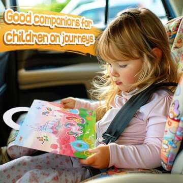 4 Sets Reusable Sticker Books for Kids - Fun Learning Toys