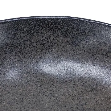 Creative Co-Op Black Stoneware Bowl for Stylish Decor
