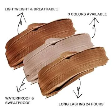 BEFIVECOK Liquid Contour Stick Makeup - Cream Face Contour Wand with Cushion Applicator, Natural Matte Long Lasting Creamy Bronzer Contour, Lightweight Silky Blendable (#01 LIGHT TO MEDIUM)