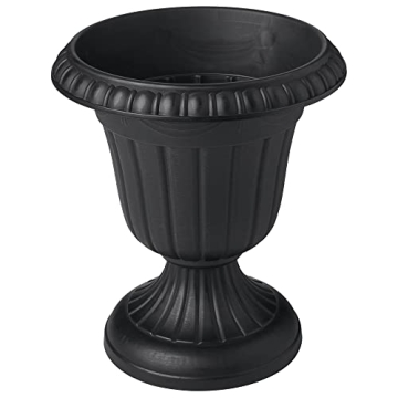 Elegant Arcadia Garden Products Traditional Plastic Urn