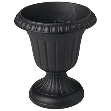 Elegant Arcadia Garden Products Traditional Plastic Urn