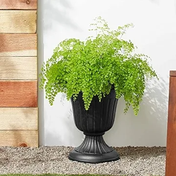 Elegant Arcadia Garden Products Traditional Plastic Urn