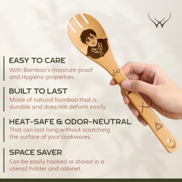 Harry Potter 6-Piece Bamboo Cooking Utensils Set