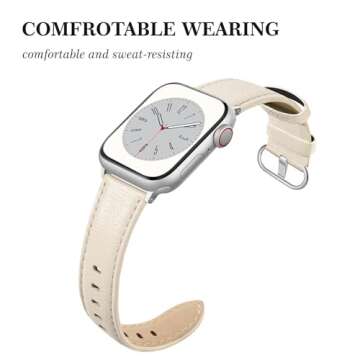 SWEES Leather Band for iWatch – Elegant & Stylish