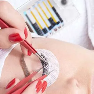 G2PLUS Glass False Lash Holder, 4'' x 2'' x 0.4''Lash Pallet for Lash Extensions, 2-in-1 Crystal False Lashes Adhesive Glue Pallet Holder for Eyelash Extensions