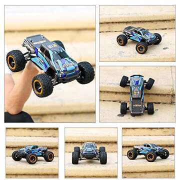 GoolRC 16889A RC Car, 1:16 Scale Remote Control Car, 4WD 45KM/H High Speed RC Truck with Brushless M...