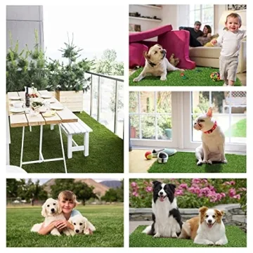 Loytryal 39.4 x 31.5-Inch Artificial Grass Mat for Dogs