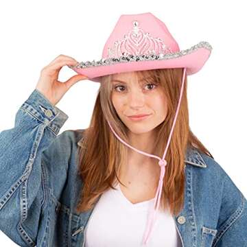 Funny Party Hats Cowgirl Hat - Stylish & Durable Accessory for Women
