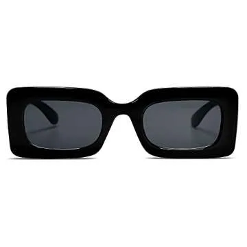 Stylish SojoS Nude Rectangle Sunglasses for All