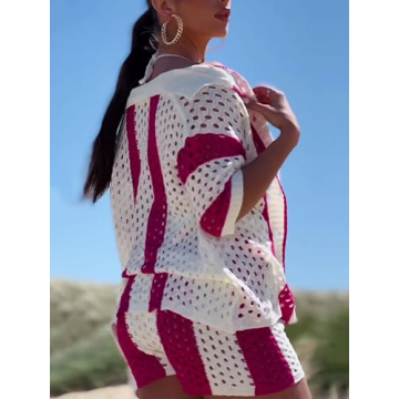 KANSOON Knit Summer Two Piece Outfit for Women