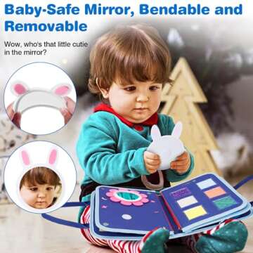 JHkim Busy Board Montessori Baby Toys for 1 2 3 4 Year Old Boys Girls Gifts, Sensory Toy for Toddler...