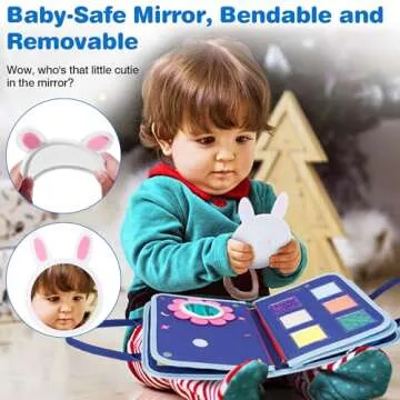 JHkim Busy Board Montessori Baby Toys for 1 2 3 4 Year Old Boys Girls Gifts, Sensory Toy for Toddler...