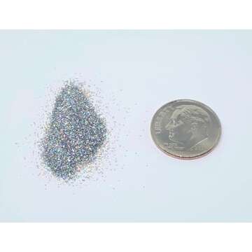 Holographic Silver Biodegradable Ultra-Fine Glitter