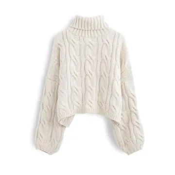 CHICWISH Women Turtleneck Christmas Sweater for Winter Style