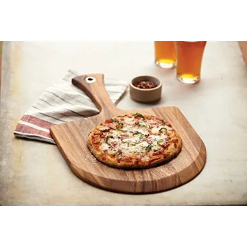 Ironwood Lucca Mini Pizza Peel - Acacia Wood